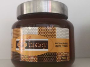 Raw Honey Glass Jar