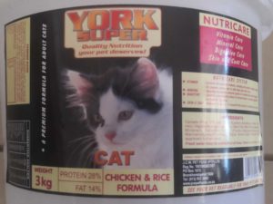Supervet Cat Food 3kg bucket