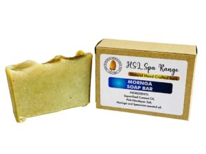 HSL Moringa Spearmint and Himalayan Salt Soap Bar