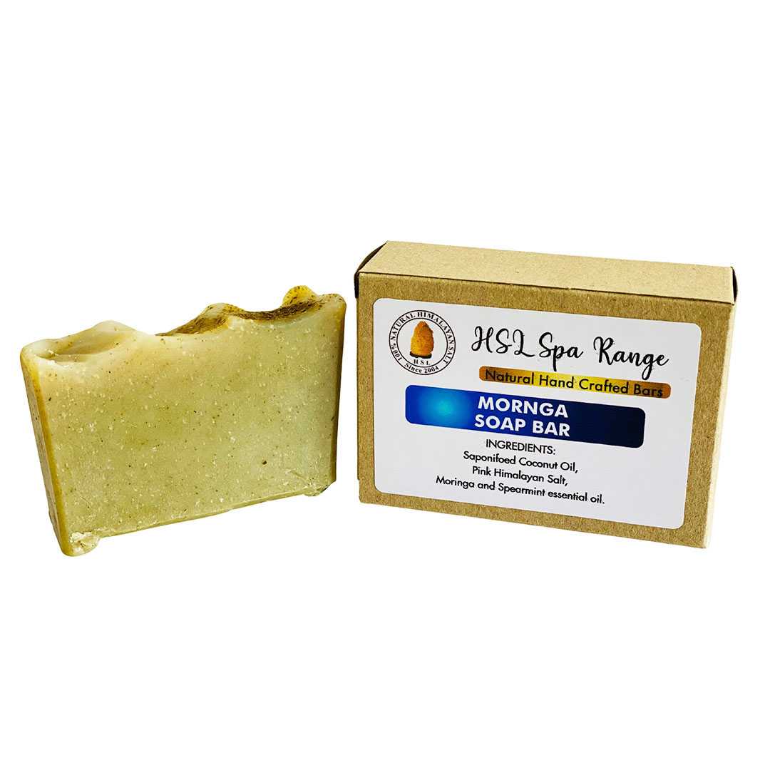 HSL Moringa Spearmint and Himalayan Salt Soap Bar